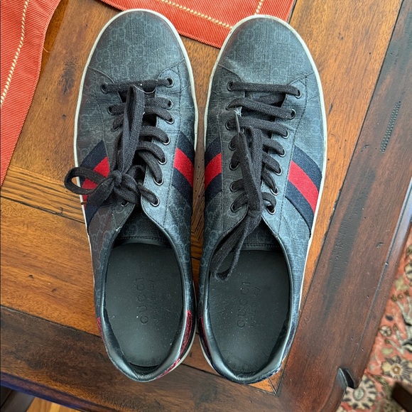 Men's Ace GG Gucci Supreme Sneaker Size 12 - Picture 7 of 8